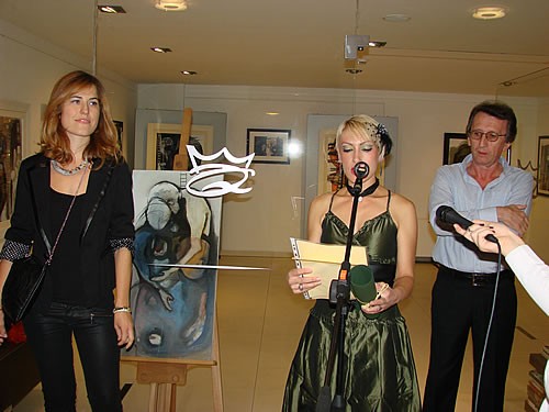 Otvaranje izlozbe Dijane Lazovic u galeriji hotela Queen u Becicima
